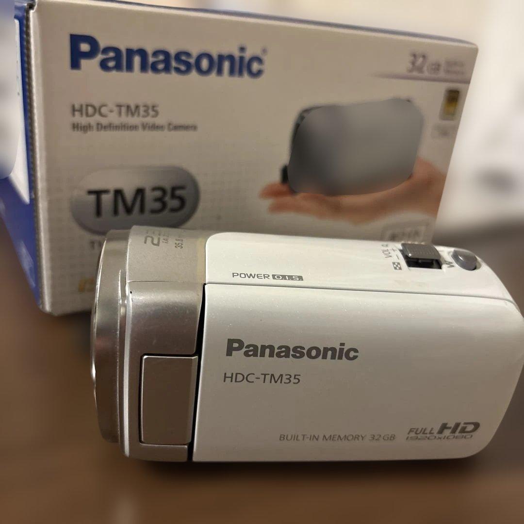 Panasonic HDC-TM35 ビデオカメラ 純正ケース付