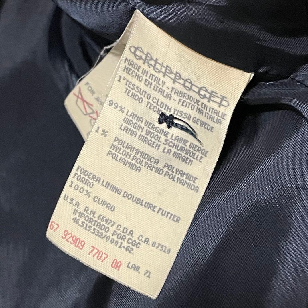 美品 VALENTINO ヴァレンティノ ノーカラーロングコート 比翼 ウール