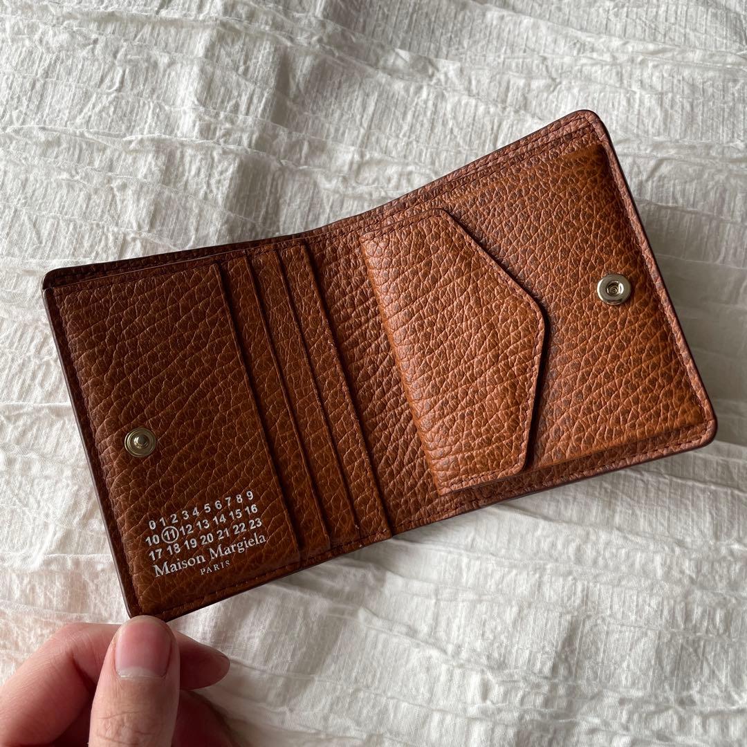 希少 マルジェラ 二つ折り財布 ウォレット ブラウン