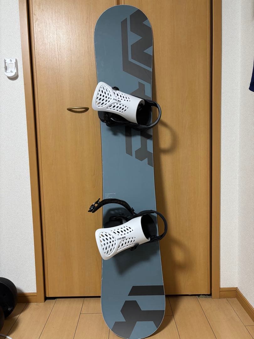 WRX MK-T 152 スノーボード グレー ビンディング付き
