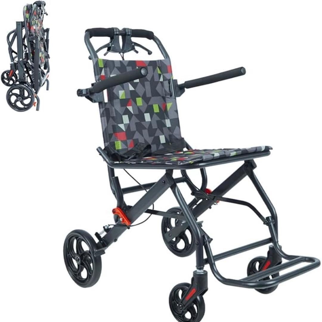 PIPIBEAR 車椅子 介助式車いす 折畳み 軽量 コンパクト