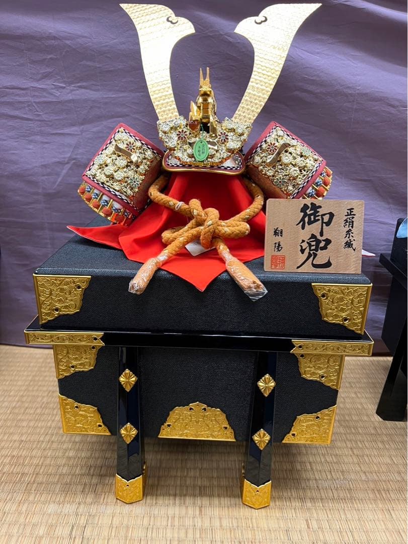 「新品」　五月人形 高級　兜飾り