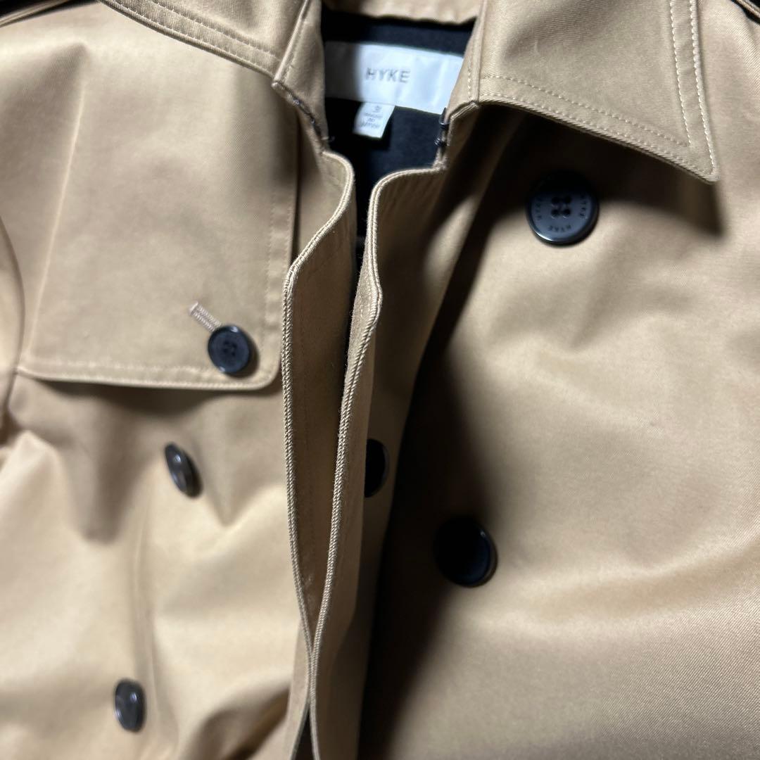 【美品】HYKE/ハイク　トレンチコート レギュラー フィット 3