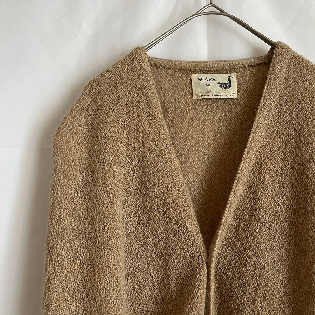 s*a様 60s SEARS アルパカカーディガン　古着　ヴィンテージ