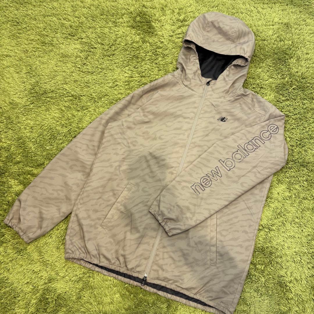 New Balance GOLF ジップジャケット アウター ベージュ サイズ7