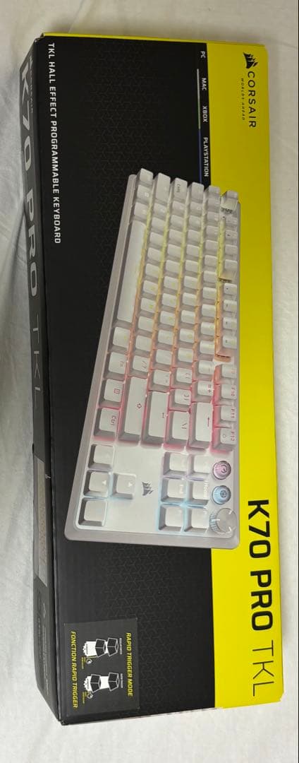 CORSAIR K70 PRO TKL ホワイト