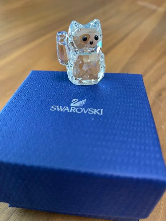 スワロフスキー 招き猫 （ Swarovski Lucky Cat）