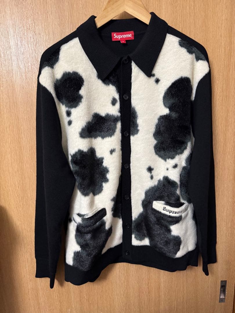トップス supreme cow print cardigan M Black