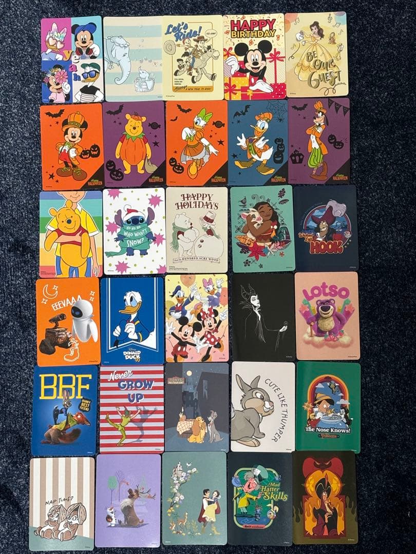 ディズニーストア じゃんけんカード 30枚 まとめ売り