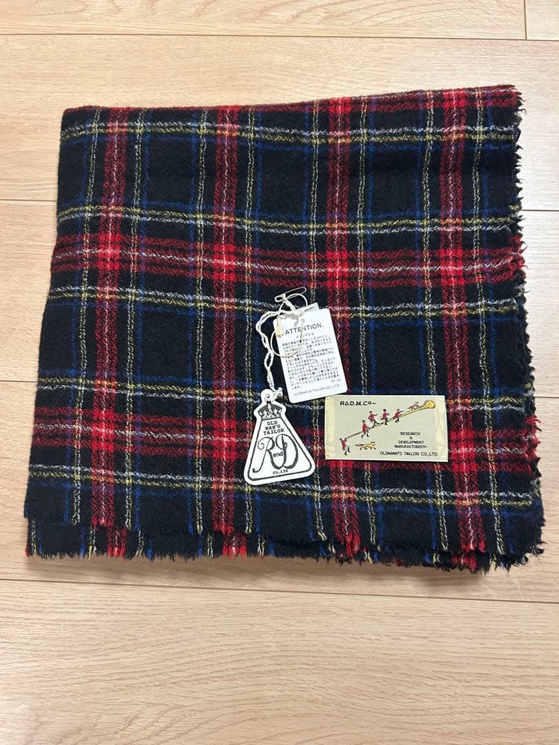 R&D.M.Co- オールドマンズテーラー　タータンチェック　ブランケット