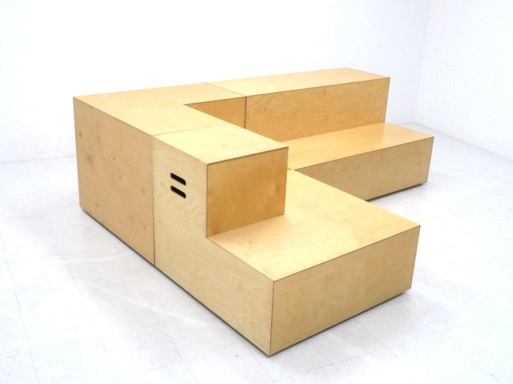 展示品　knoll ノール　ロックウェル　ベンチ　ソファ　3点セット　高級