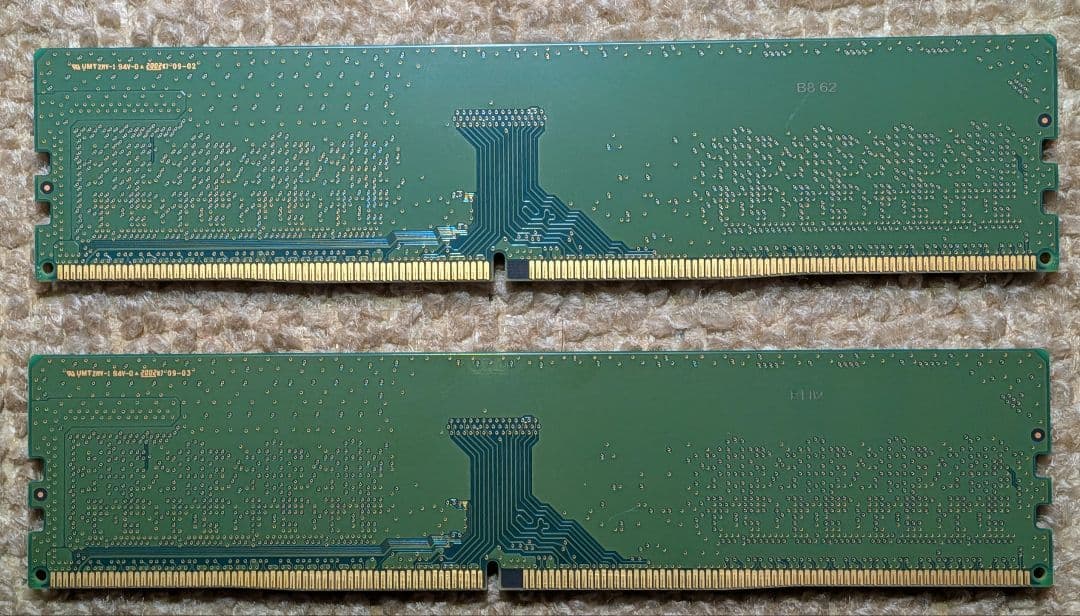 Samsung PC4-2666V-UA-11 8GB メモリ 2枚セット