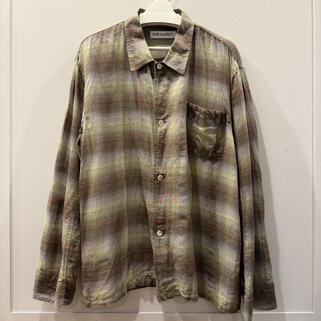 OUR LEGACY アワーレガシー チェック柄長袖シャツ BOX SHIRT