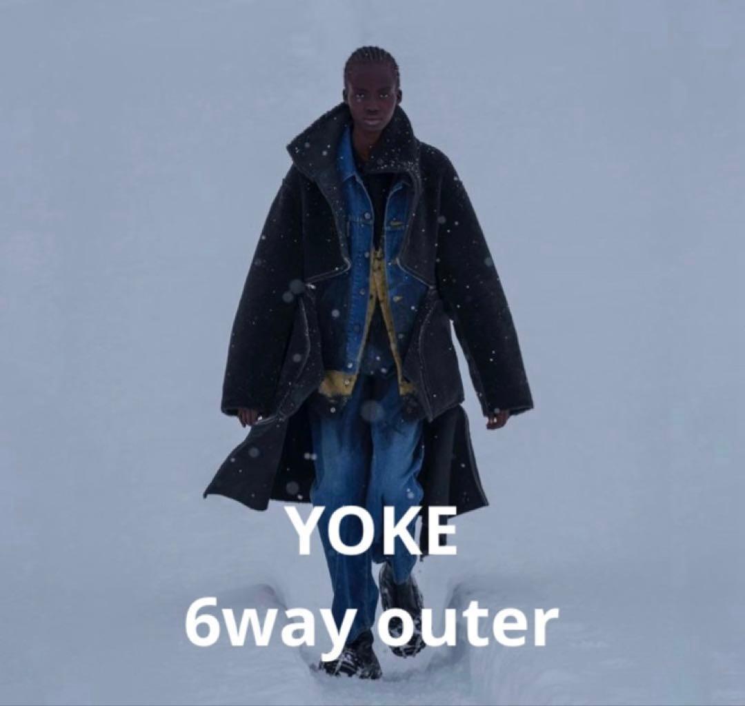 ジャケット・アウター 24aw 3 YOKE Reversible Mouton Coat