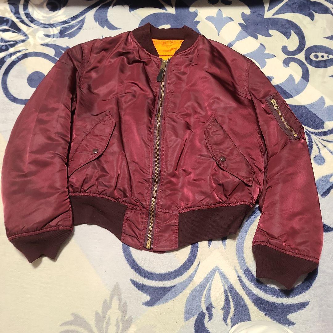 USA製 アルファ Alpha Industries MA-1バーガンディ