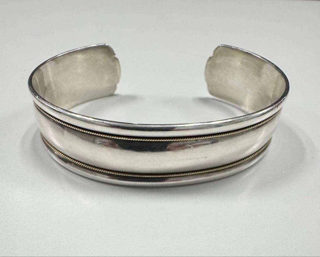 Tiffany ティファニー ツイストロープラインバングル シルバー925K18