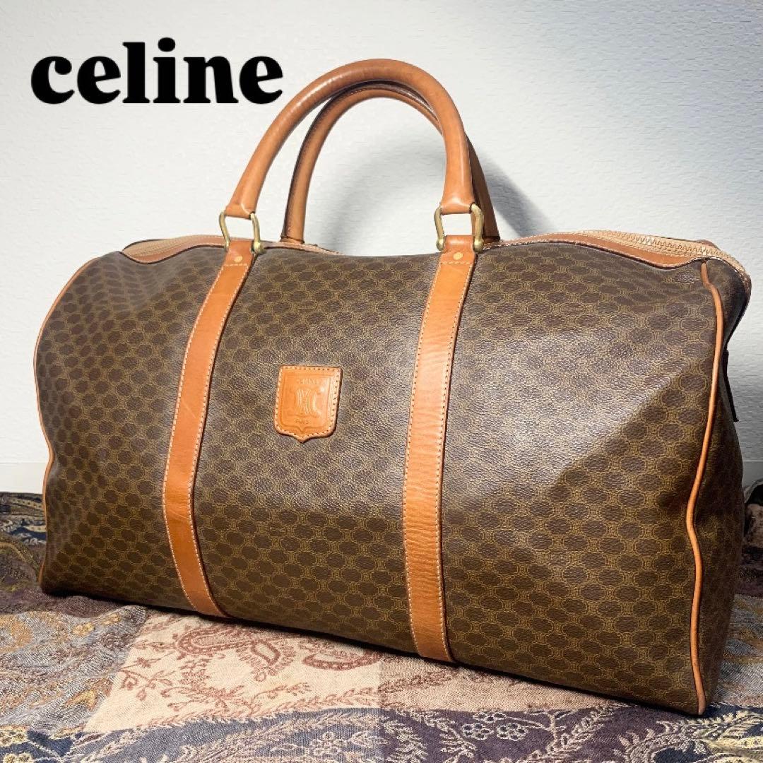 美品！celine セリーヌ　マカダムボストンバッグ