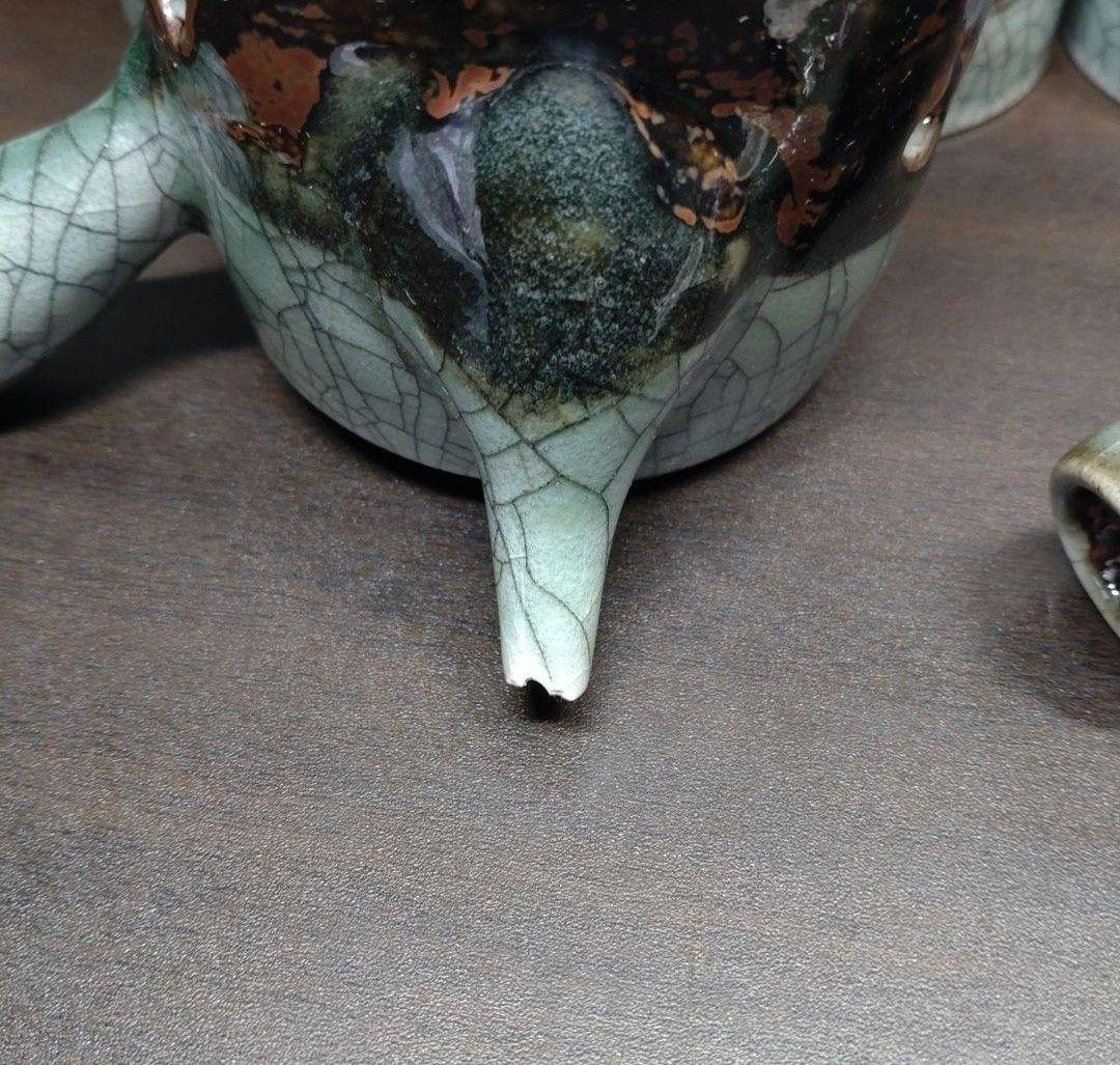 相馬焼 湯呑・急須 等 18点セット