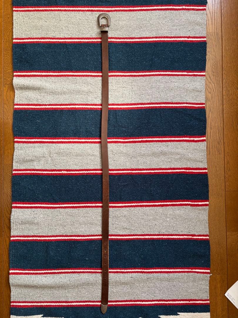 イレブンティ　ブラウンレザー カジュアルベルト