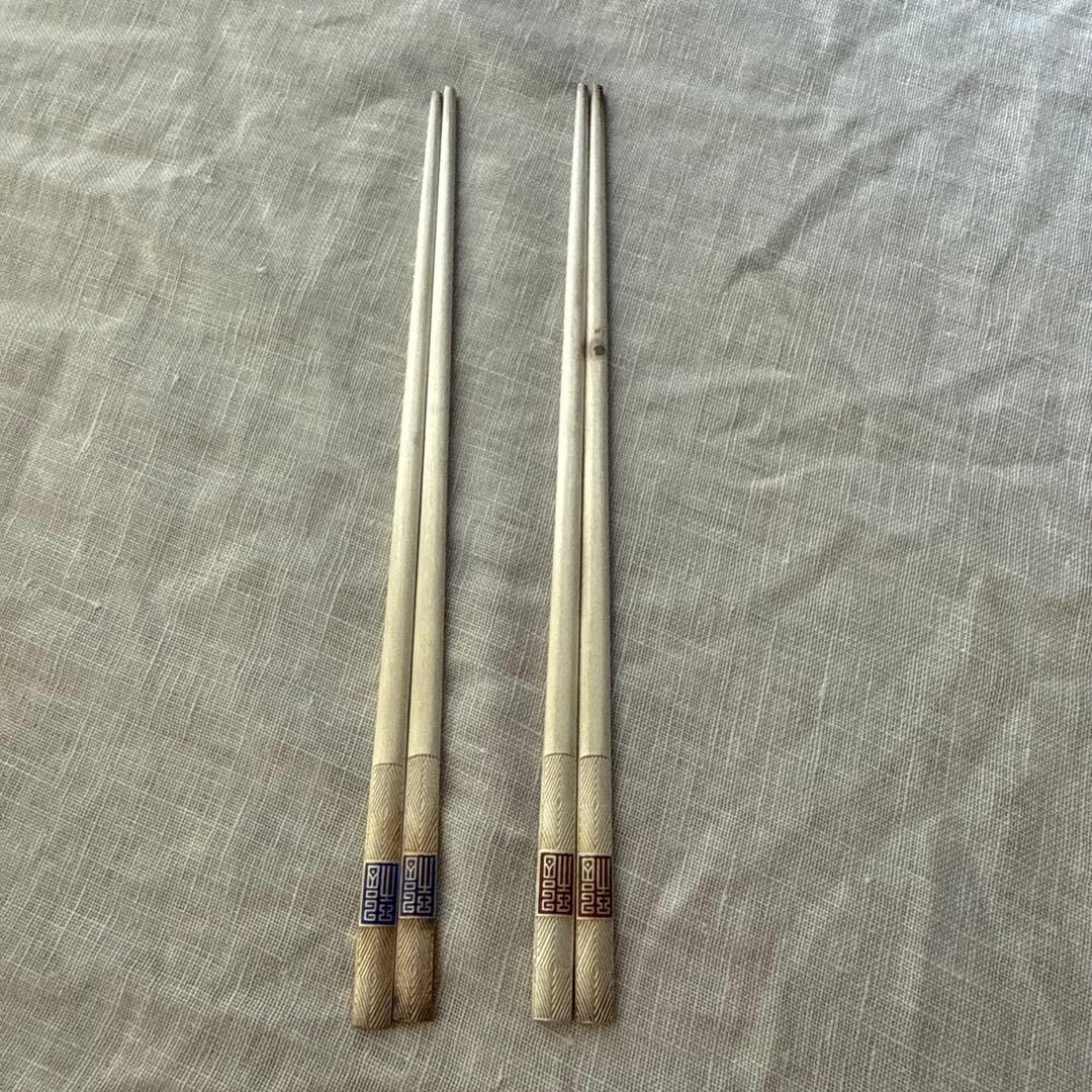 韓国製 銀のお箸