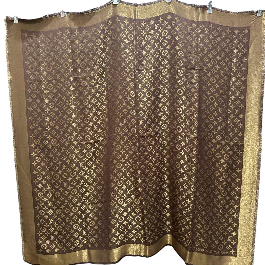 LOUIS VUITTON ブラウン モノグラム ストール