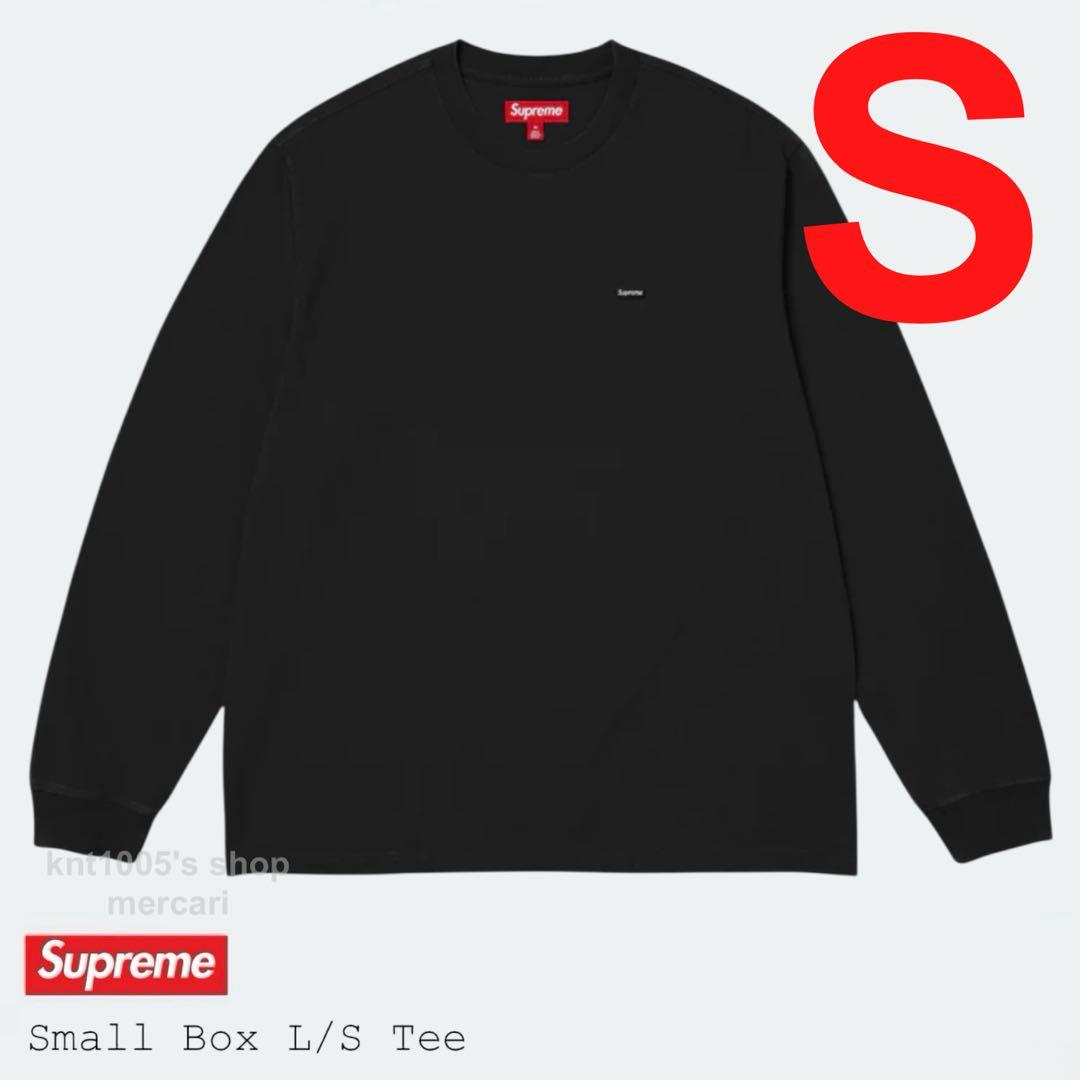 Supreme シュプリーム Tシャツ カットソー 長袖 ロングスリーブ 黒 S
