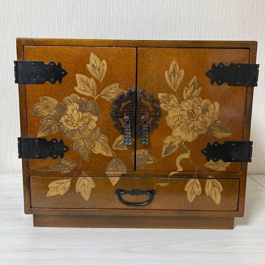 蒔絵 小箪笥 引出し 小物入れ 漆器　骨董　年代物