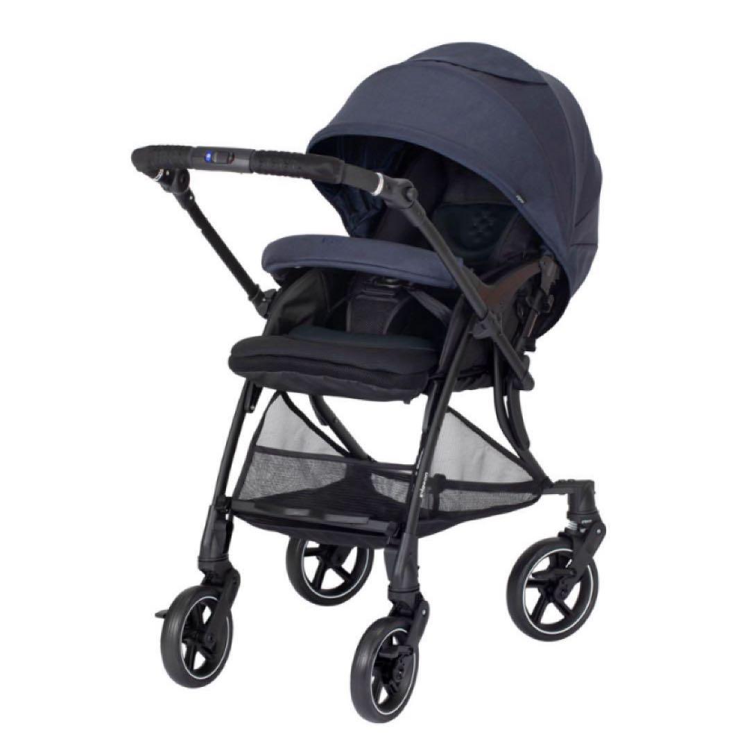 【美品】Pigeon Runfee RBUP ネイビー　A型ベビーカー　両対面