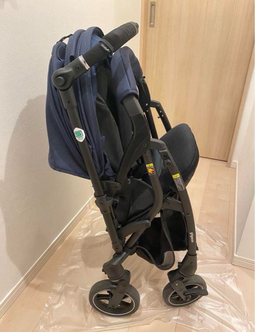 【美品】Pigeon Runfee RBUP ネイビー　A型ベビーカー　両対面