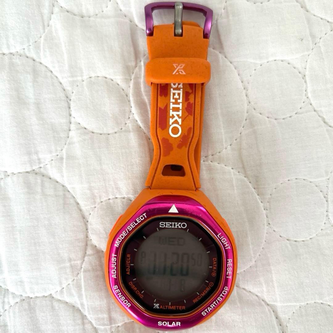 SEIKOプロスペックアルピニスト登山用ソーラーデジタルウオッチ