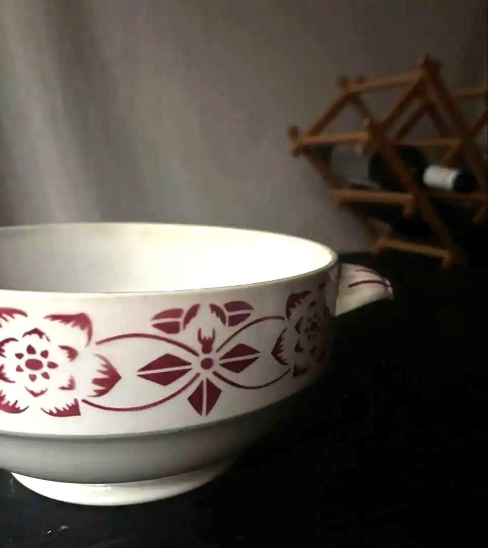 サルグミンヌ 大きい 深いスーピエール アルザス シリーズ フランスアンティーク