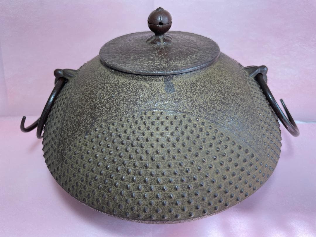 南部鉄瓶　南部鉄器　鉄瓶　湯沸かし　茶釜　南部三厳堂　ヴィンテージ