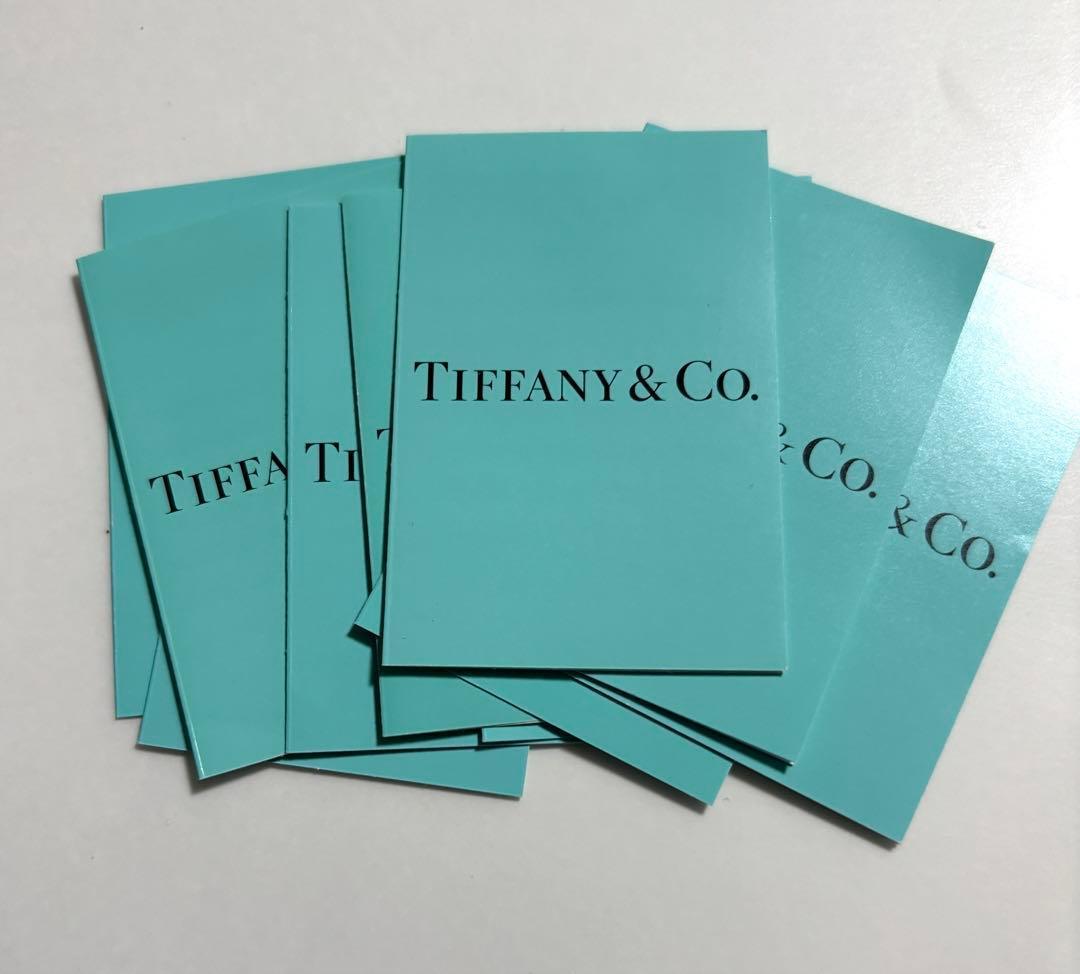 Tiffany & Co. 旧型　取扱説明書ケアカード 30枚セット