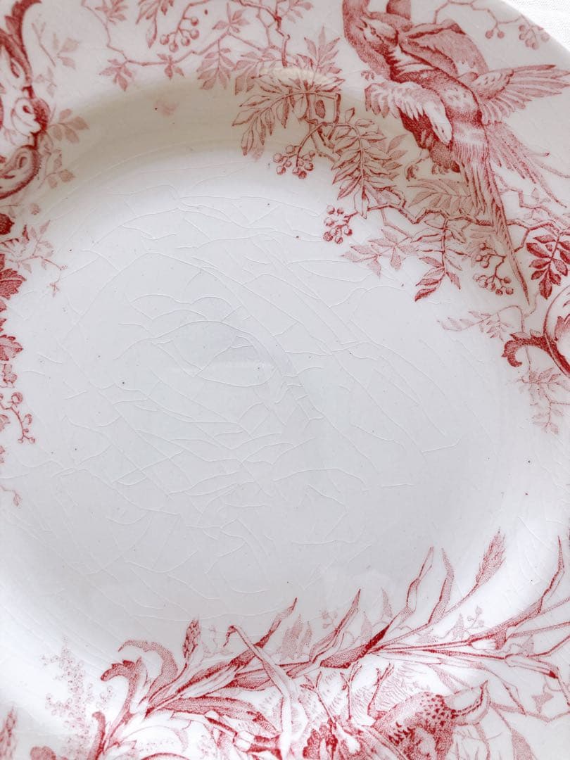 フランスアンティーク　LUNEVILLE chasseシリーズ　ディナー皿②