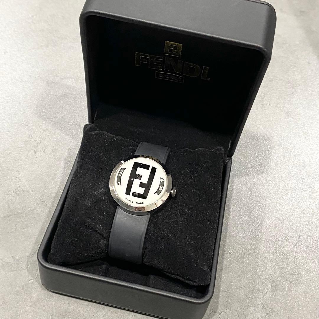 【稼動品】FENDI フェンディ 腕時計 ブラック ブースラ 8010L