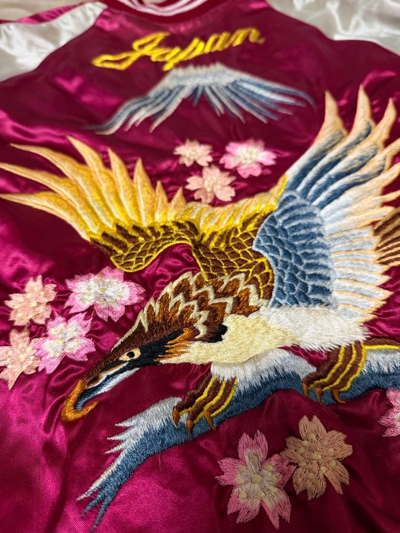 プリンス商会 vintage 鷲 日本限定 スカジャン サテン unisex