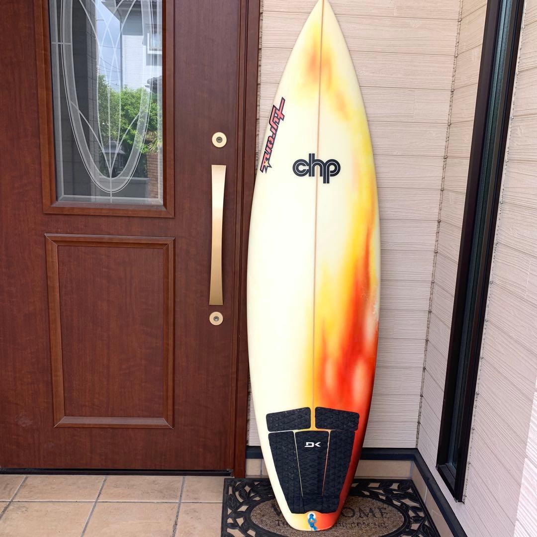 chp ショートボード オレンジとイエローのグラデーション　5'11