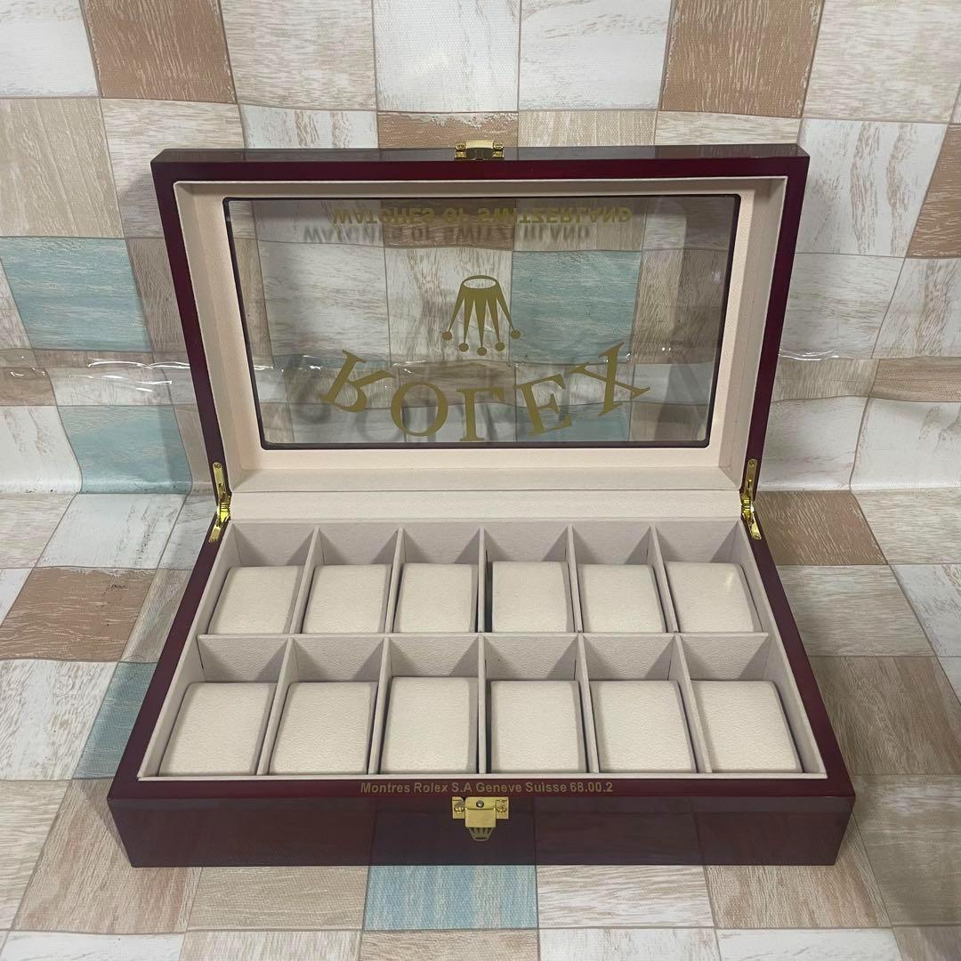 【希少】ROLEX 時計ケース 12個収納
