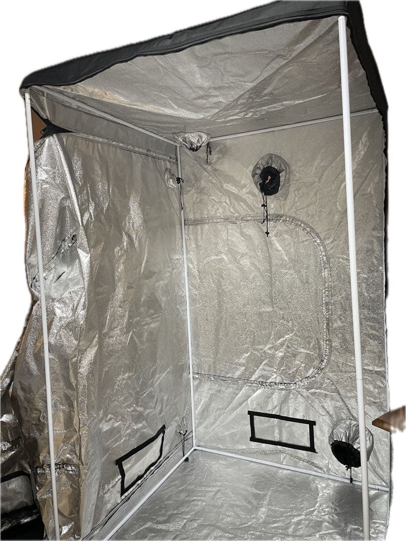 グロウテント 反射素材 通気口付き