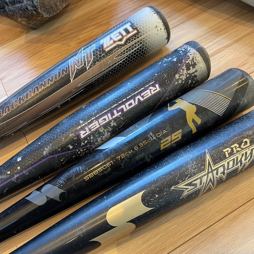 まとめ　ZETT SSK エスエスケイ 他 少年軟式用カーボン　金属製　バット