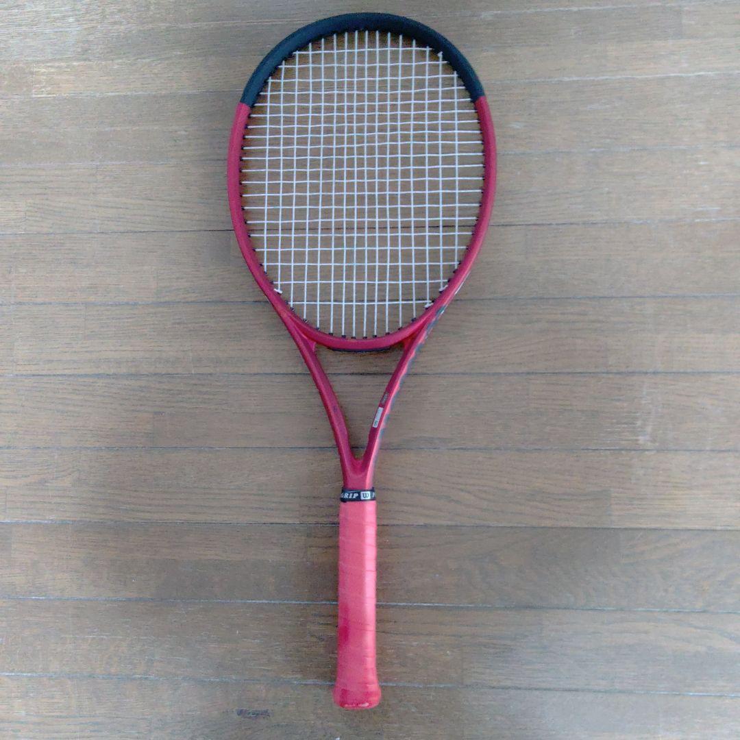 Wilson Clash Pro V2 硬式テニスラケット レッド