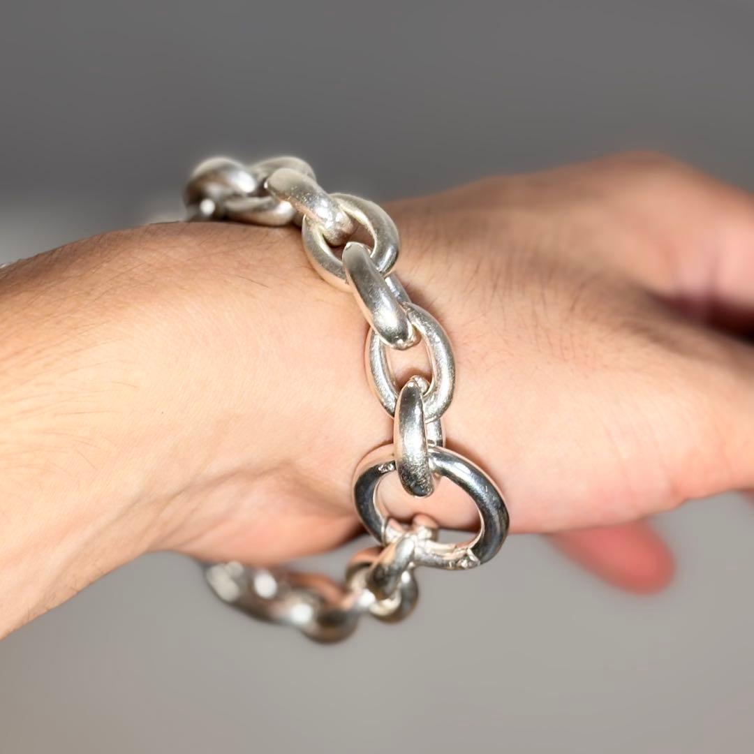 ノーブランド アクロバット デタッチャブル シルバー925 ブレスレット