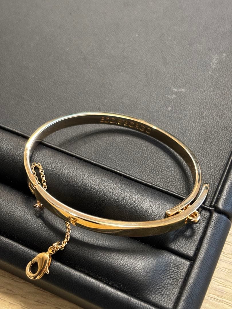 ドゥーズィエムクラス エディーボルゴ バングル ブレスレット ゴールドカラー