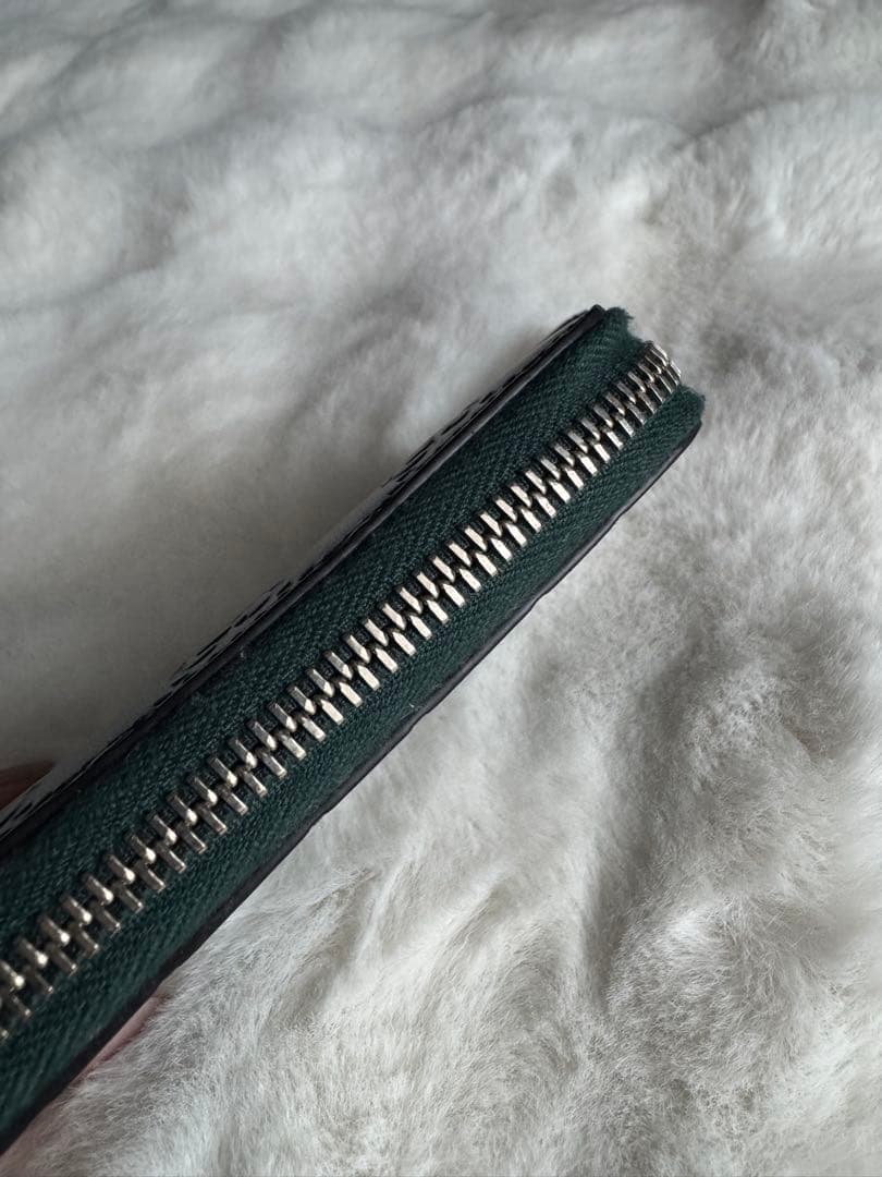 GUCCI グッチ　ケース　カードケース　グッチシマ　メンズ　モスグリーン
