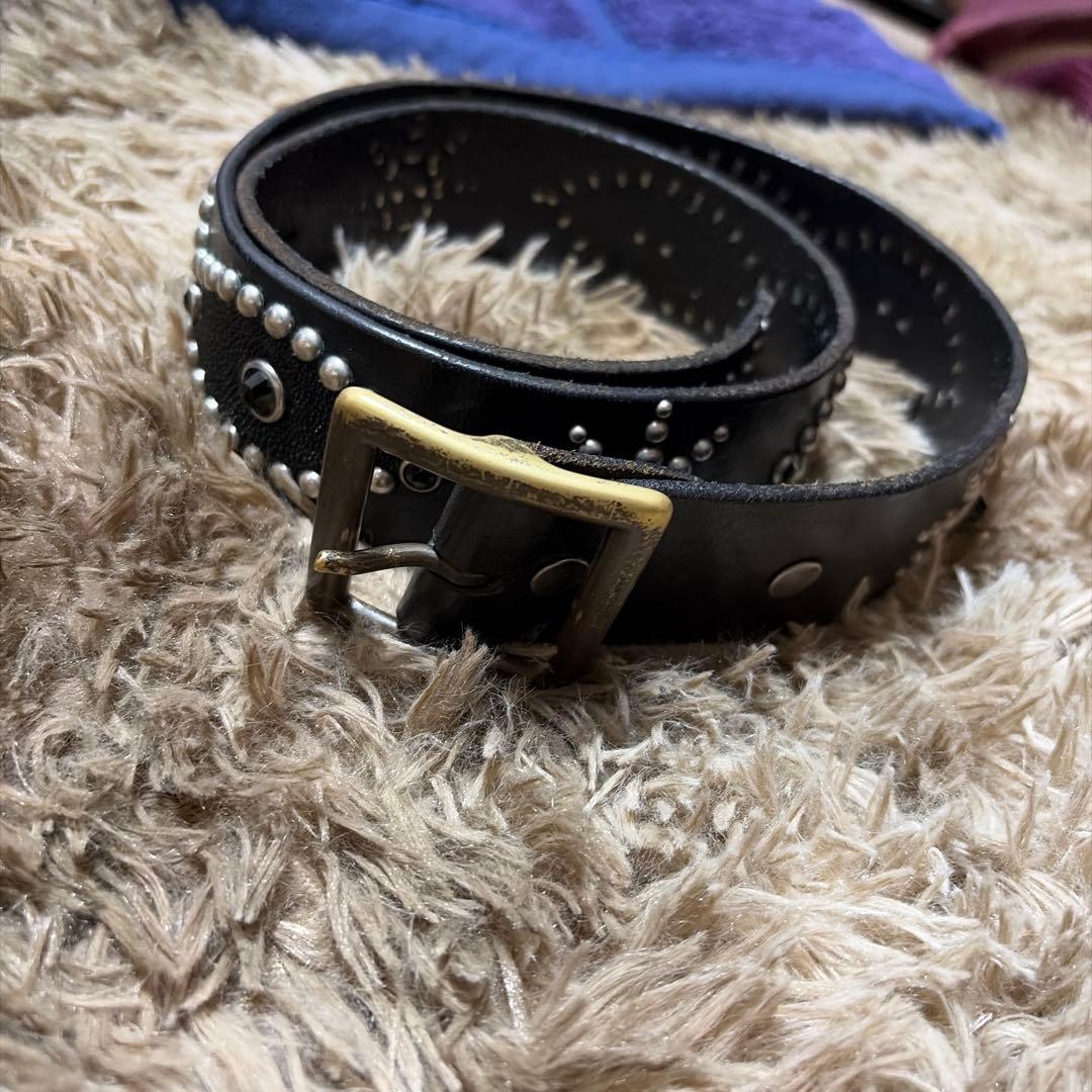 美品htc オーバーレイピーナッツスタッズベルト スティングレイ　36inch