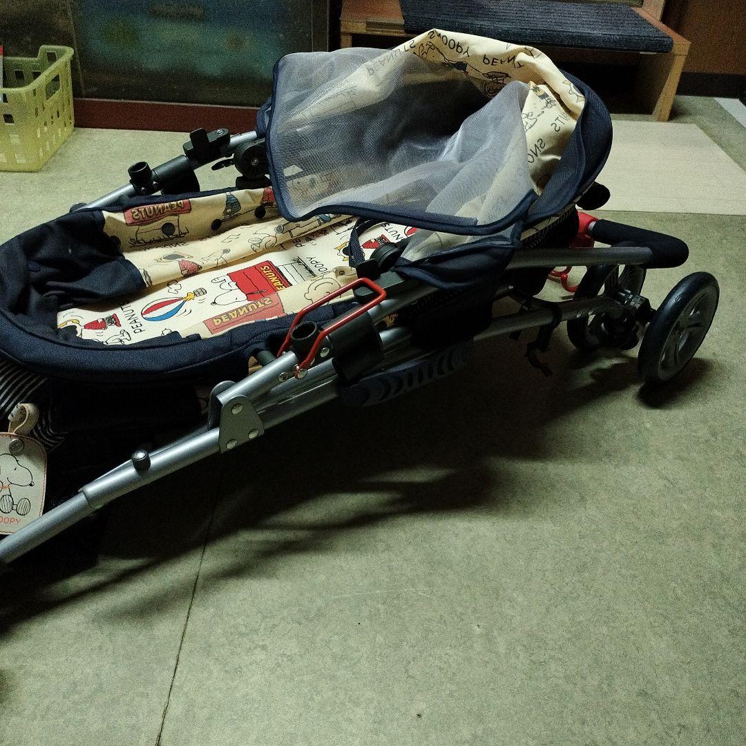 ペットパラダイス　PEANUTS スヌーピー柄　ペットカート