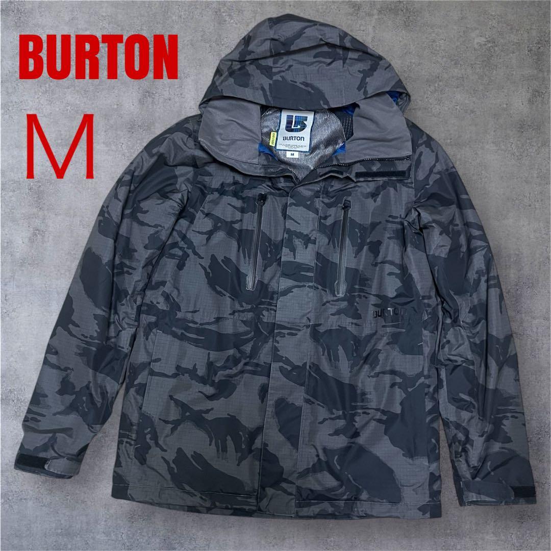 BURTON スノーボードジャケット M カモフラージュ