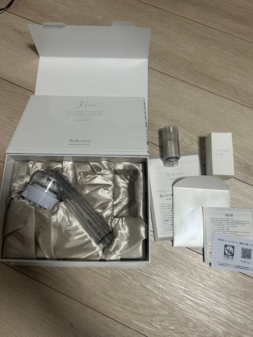 冬におすすめ　ミラブルMシャワーヘッドカートリッジ付きファインバブル　トルネード