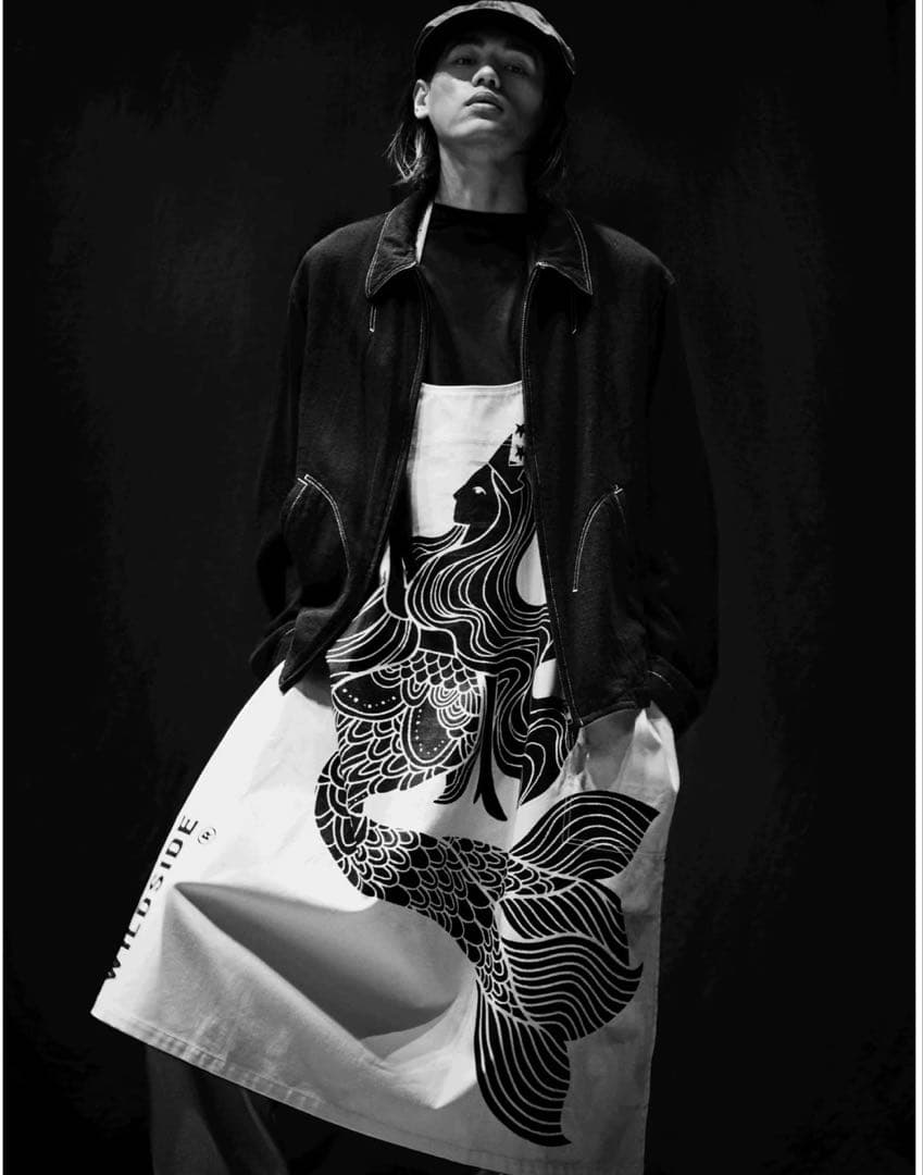 WILDSIDE スターバックス リザーブ　レザーベルトエプロン ホワイト