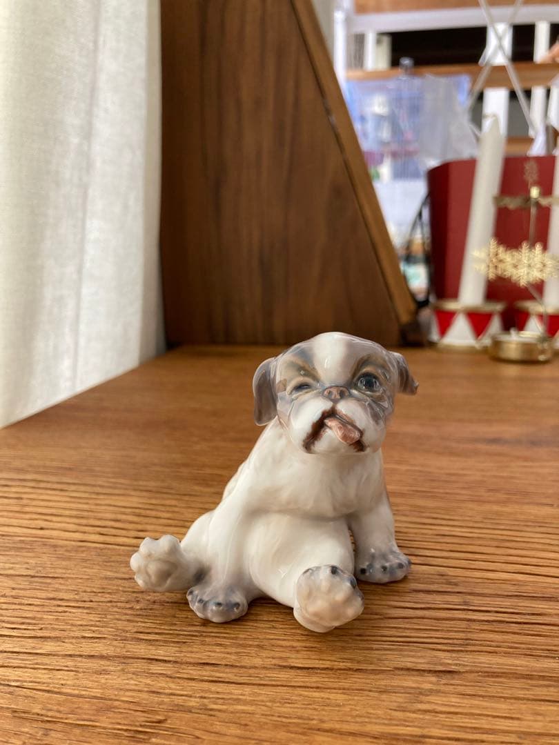 ダールイェンセン　DJ ロイヤルコペンハーゲン　犬　フィギュリン　ペキニーズ